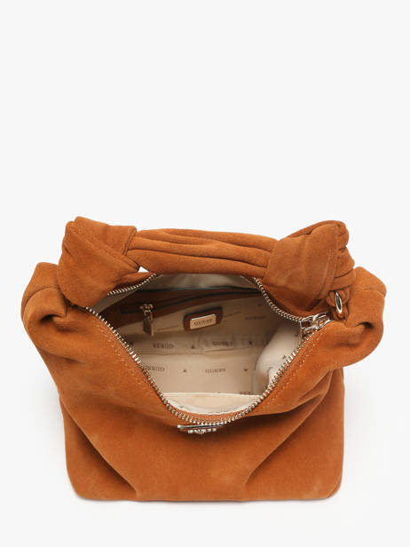 Handtassen Isotta Suède Guess Bruin isotta SG966001 ander zicht 2